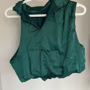Emerald Green Women's Sleeveless Top